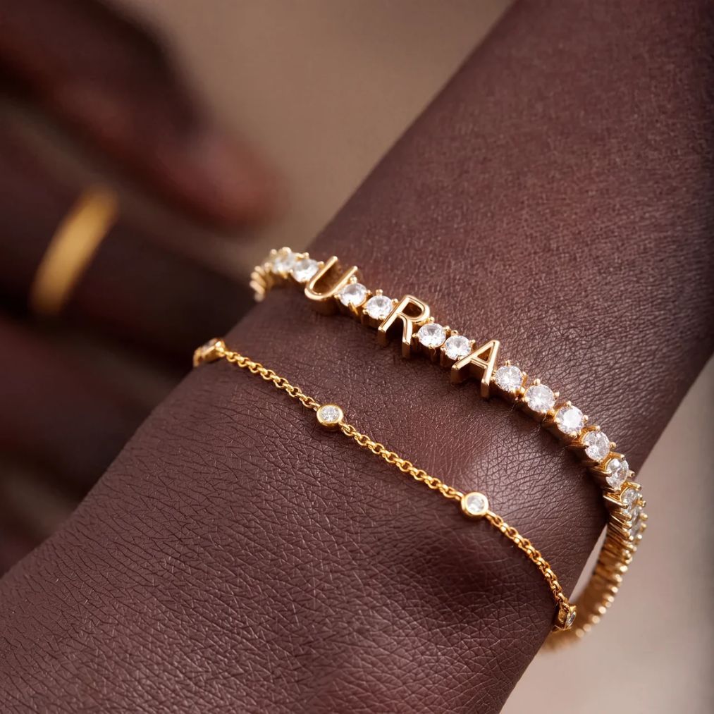 Bracelet Tennis Prénom Personnalisé