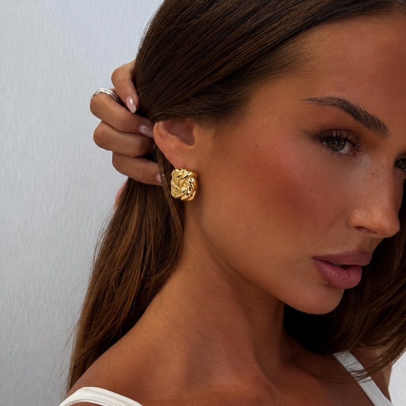 Boucles d'Oreilles Mini Créoles - Elina