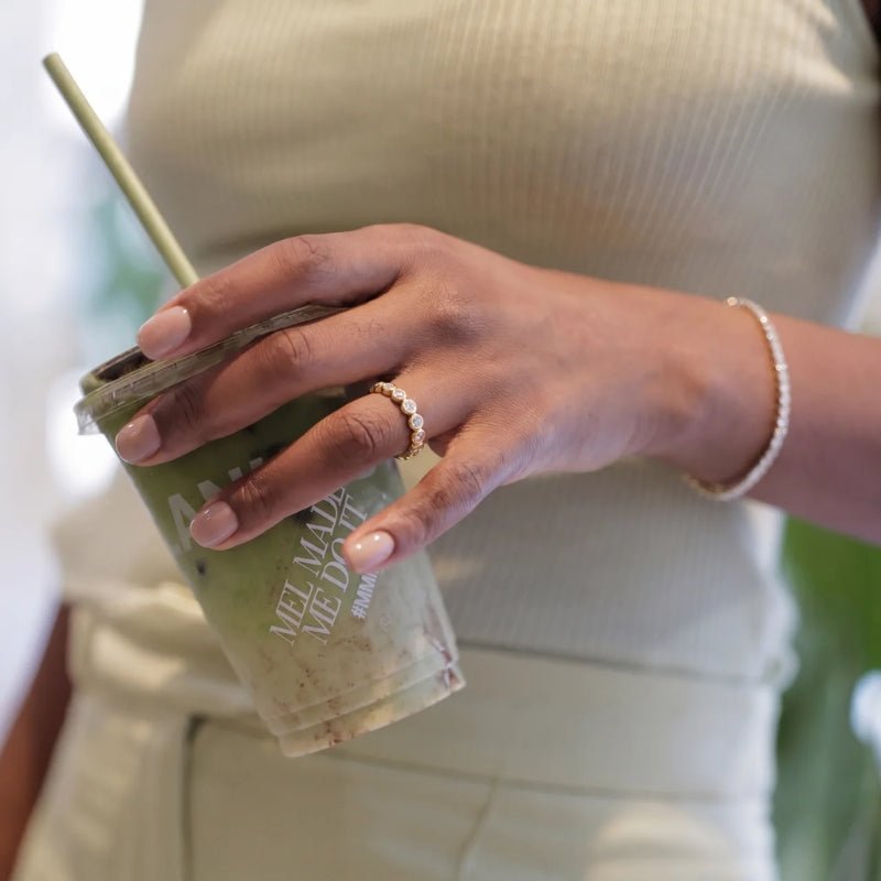 Bague à Bulle - Tennis Sertissage CZ