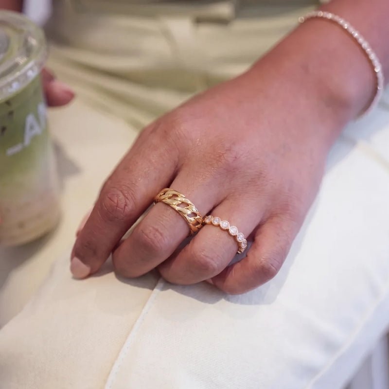 Bague Anneau Or Imposant - Cordon Aurum