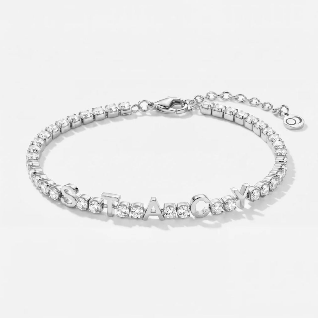 Bracelet Tennis Prénom Personnalisé