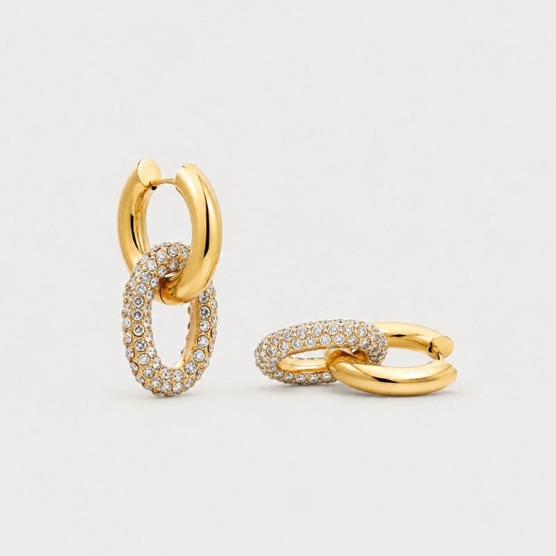 Boucles d'Oreilles Géométriques en U - Chunky