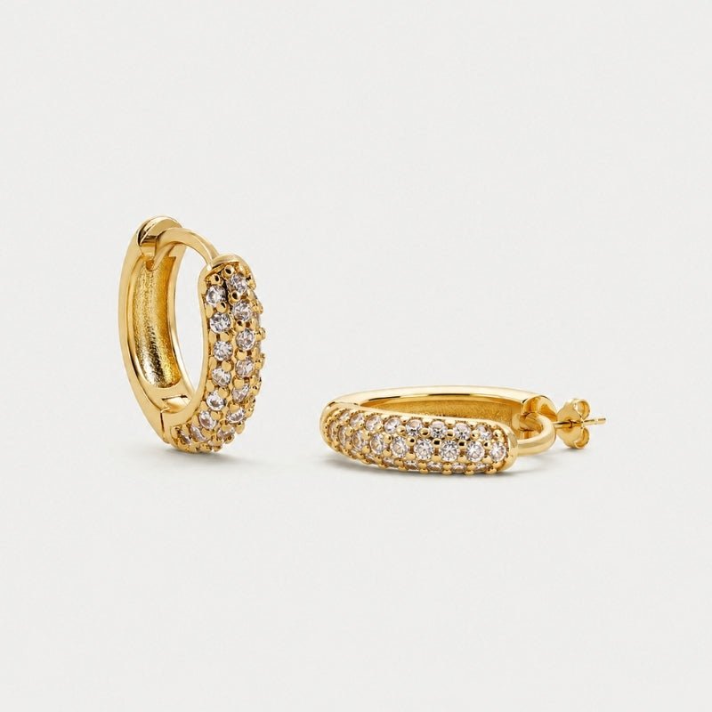 Boucles d'Oreilles Géométriques en U - Mini