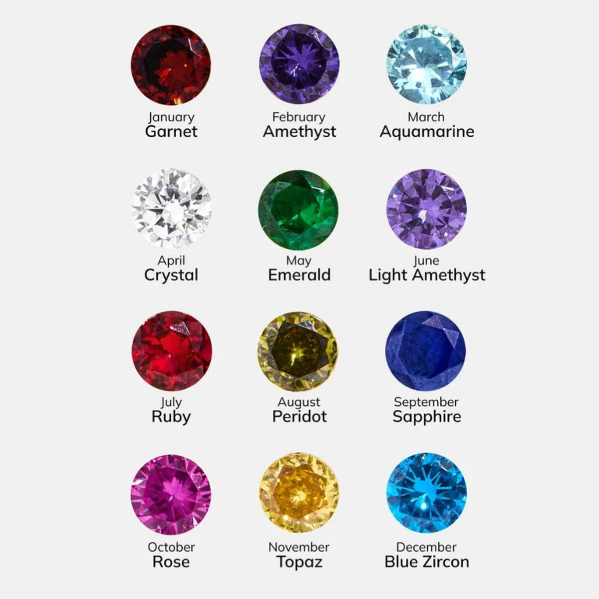 Heart Floating Birthstone Custom Locket Necklace | Moonela