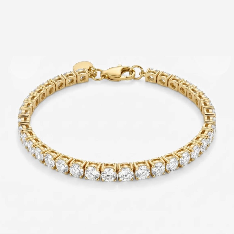 Luxe Tennis Bracelet in 18K gold or sterling silver