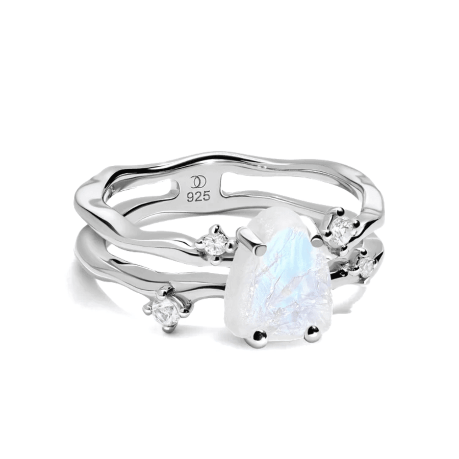 Argent Sterling Moonstone Ring