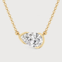 Collier Goutte Moissanite