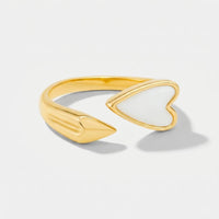 Bague Cœur Amor - Nacre